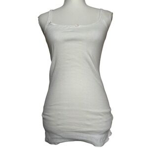 Vintage JCPenney White Basic Tank Top Layering Camisole Women's Size 38